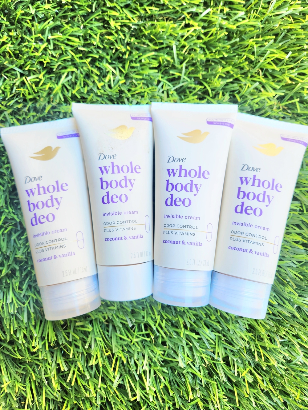 Dove Whole Body Deo Invisible Cream - Coconut & Vanilla (White)